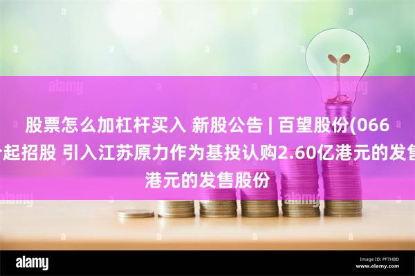 股票怎么加杠杆买入 新股公告 | 百望股份(06657)今起招股 引入江苏原力作为基投认购2.60亿港元的发售股份