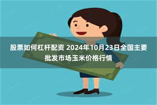 股票如何杠杆配资 2024年10月23日全国主要批发市场玉米价格行情