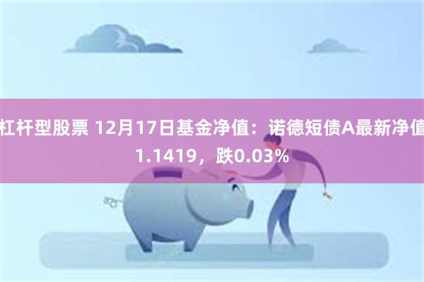 杠杆型股票 12月17日基金净值：诺德短债A最新净值1.1419，跌0.03%