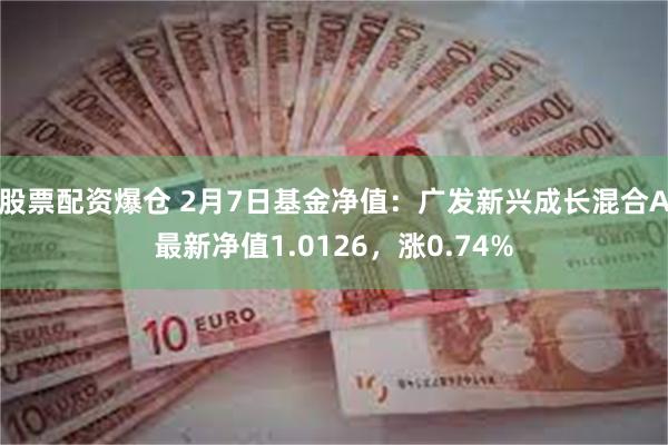 股票配资爆仓 2月7日基金净值：广发新兴成长混合A最新净值1.0126，涨0.74%