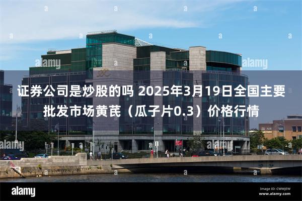 证券公司是炒股的吗 2025年3月19日全国主要批发市场黄芪（瓜子片0.3）价格行情